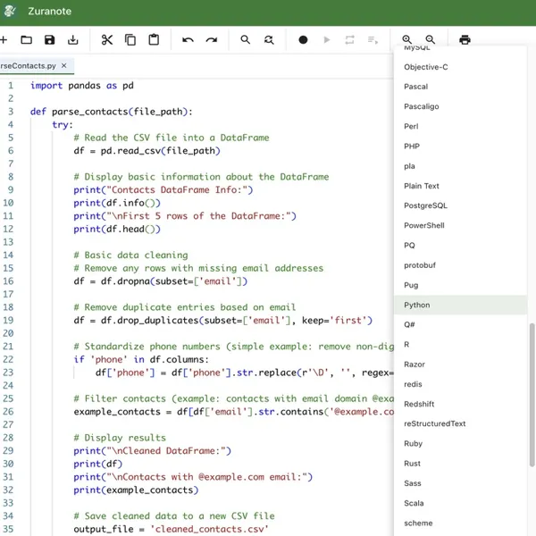 Syntax Highlighting Demo